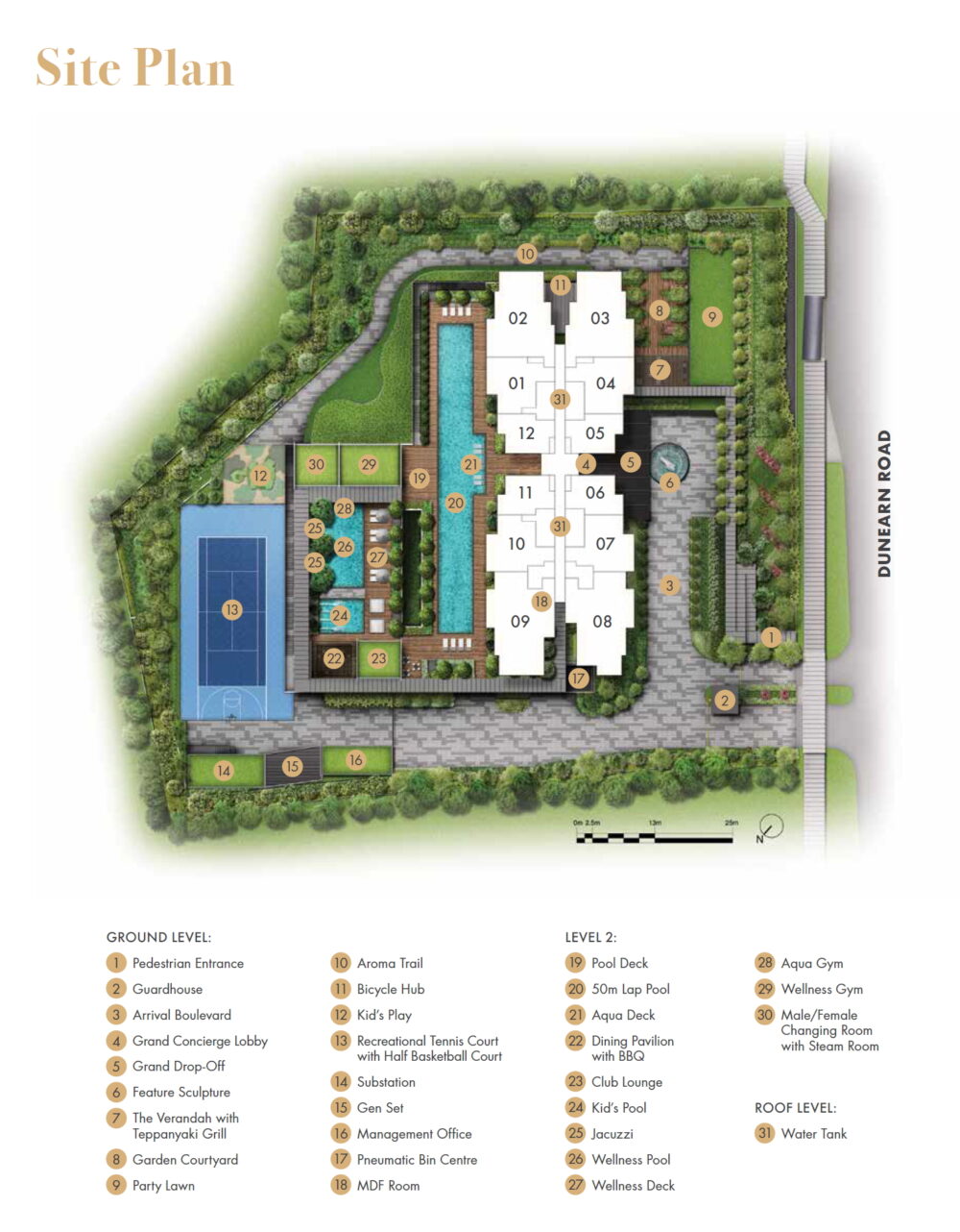 Pullman residences Site Plan