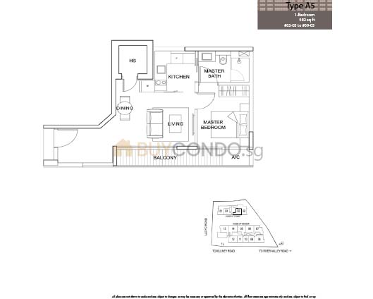 The Boutiq @ Killiney Condominium Floor Plan