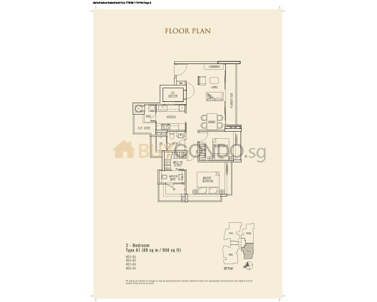 Bellerive Condominium Floor Plan