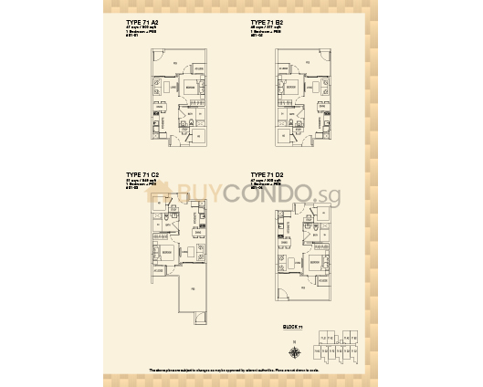 Parc Rosewood Condominium Floor Plan