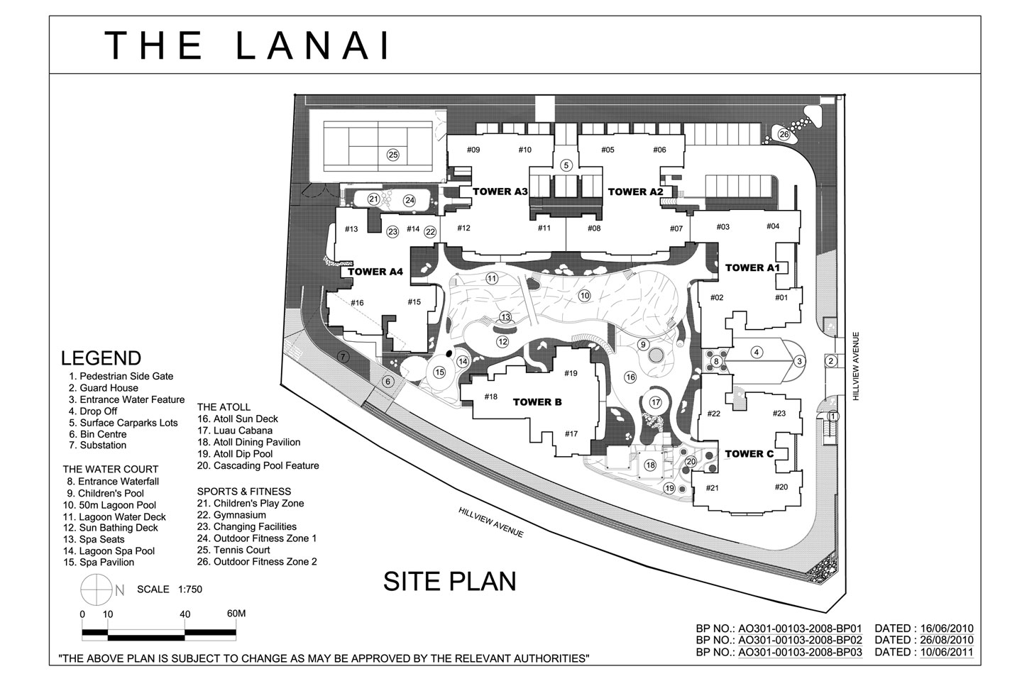 The Lanai Condominium Floor Plan