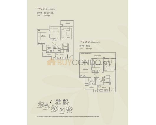 Vacanza @ East Condominium Floor Plan