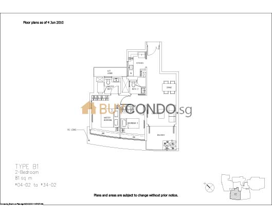 368 Thomson Condominium Floor Plan