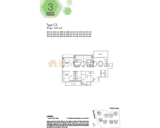 Ecopolitan Condominium Floor Plan