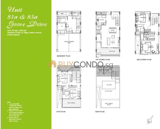 Grove Residence Condominium Floor Plan