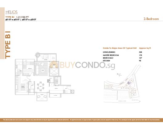 Helios Residences Condominium Floor Plan