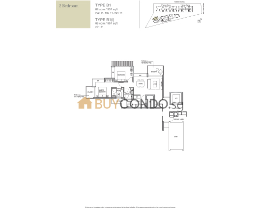 Holland Residences Condominium Floor Plan