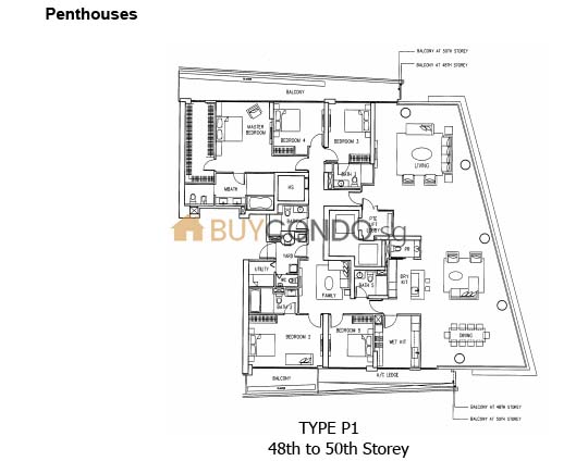 Marina Bay Residences Condominium Floor Plan