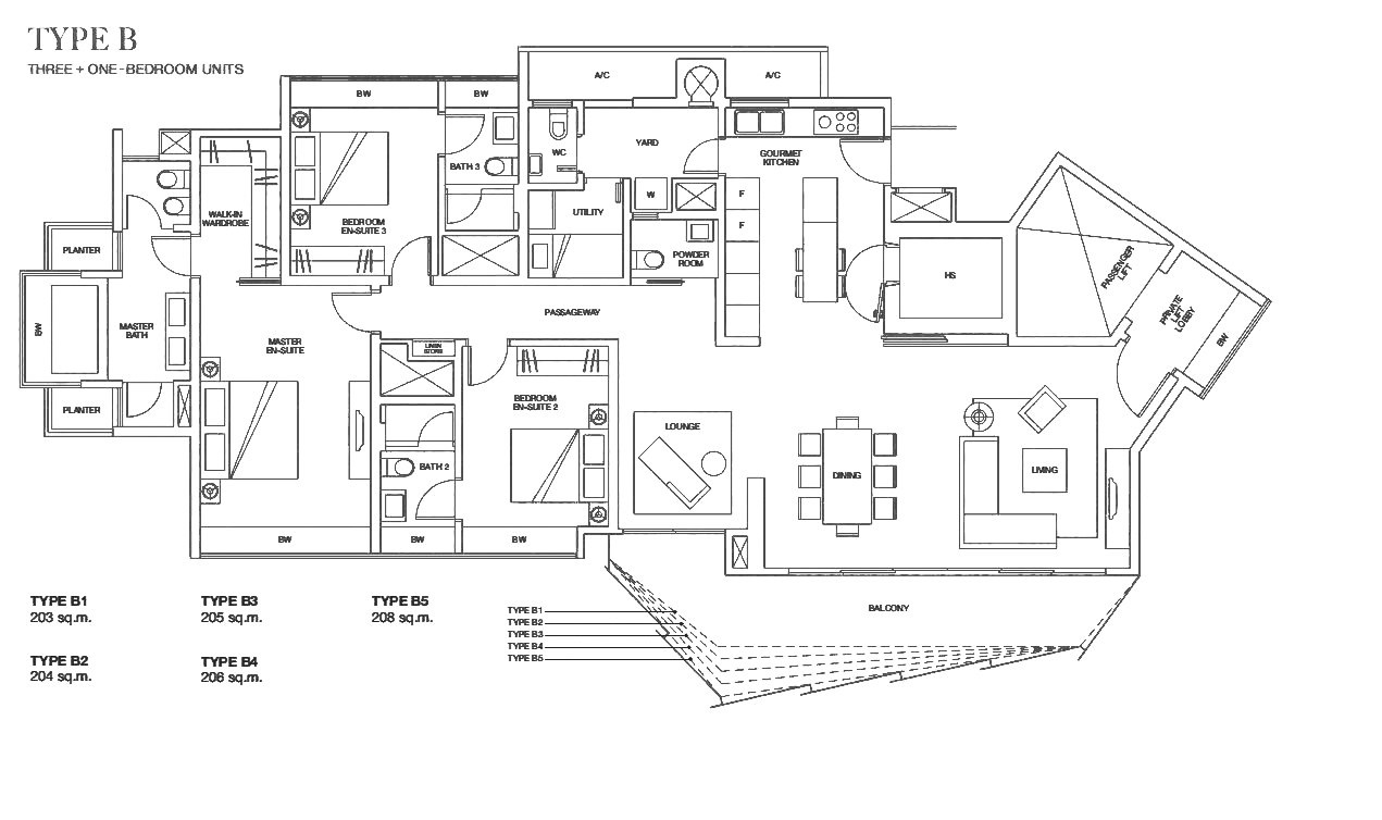 The Tate Residences Floor Plan