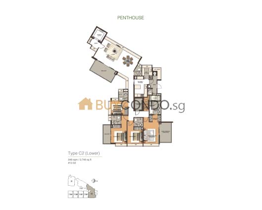 Residences @ Emerald Hill Condominium Floor Plan