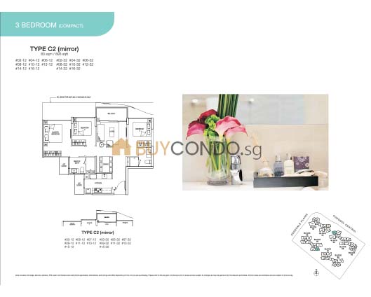 Riverbank @ Fernvale Condominium Floor Plan