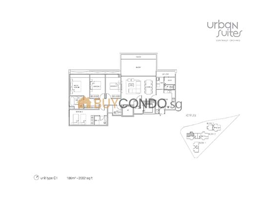 Urban Suites Condominium Floor Plan