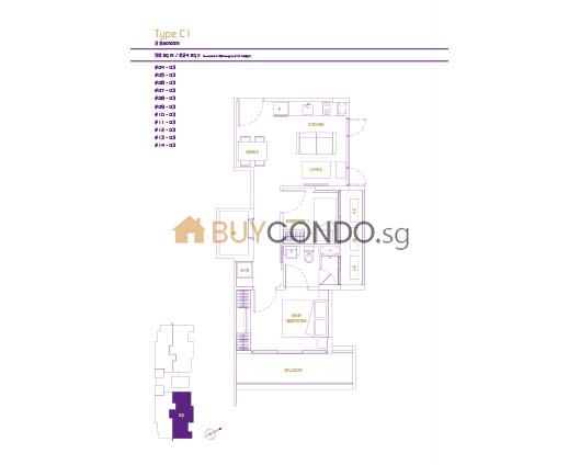 VA Residences Condominium Floor Plan