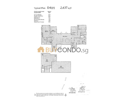 Amaryllis Ville Condominium Floor Plan