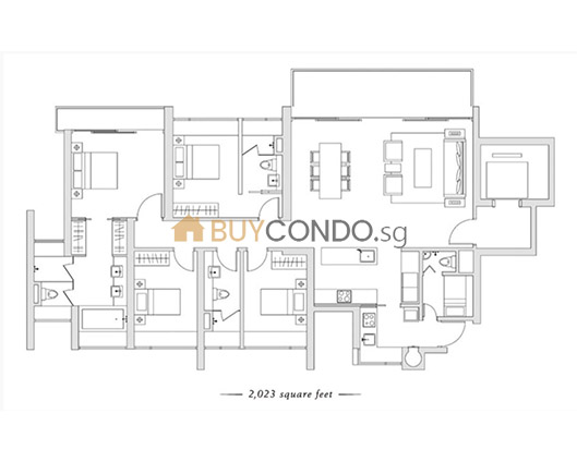 Ardmore II Condominium Floor Plan