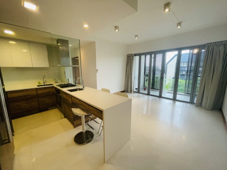 Horizon Residences Living Area with balcony