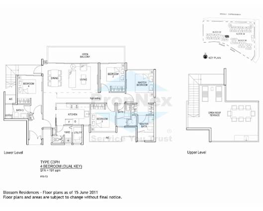 Blossom Residences Condominium Floor Plan