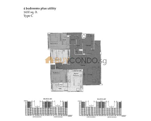 Castle Green Condominium Floor Plan