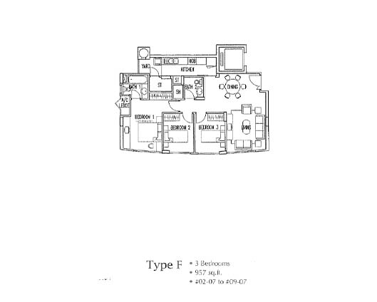 Claremont Condominium Floor Plan