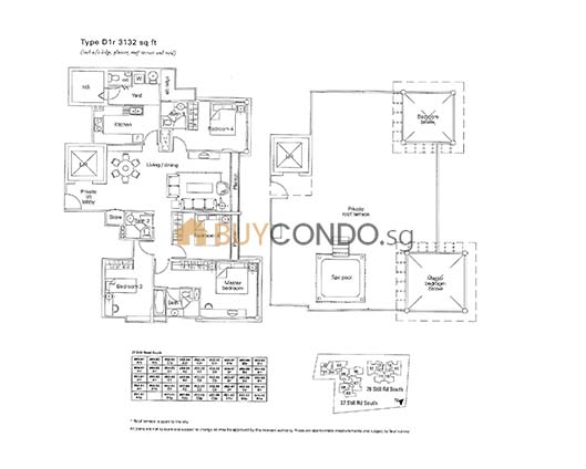 D’Ecosia Condominium Floor Plan