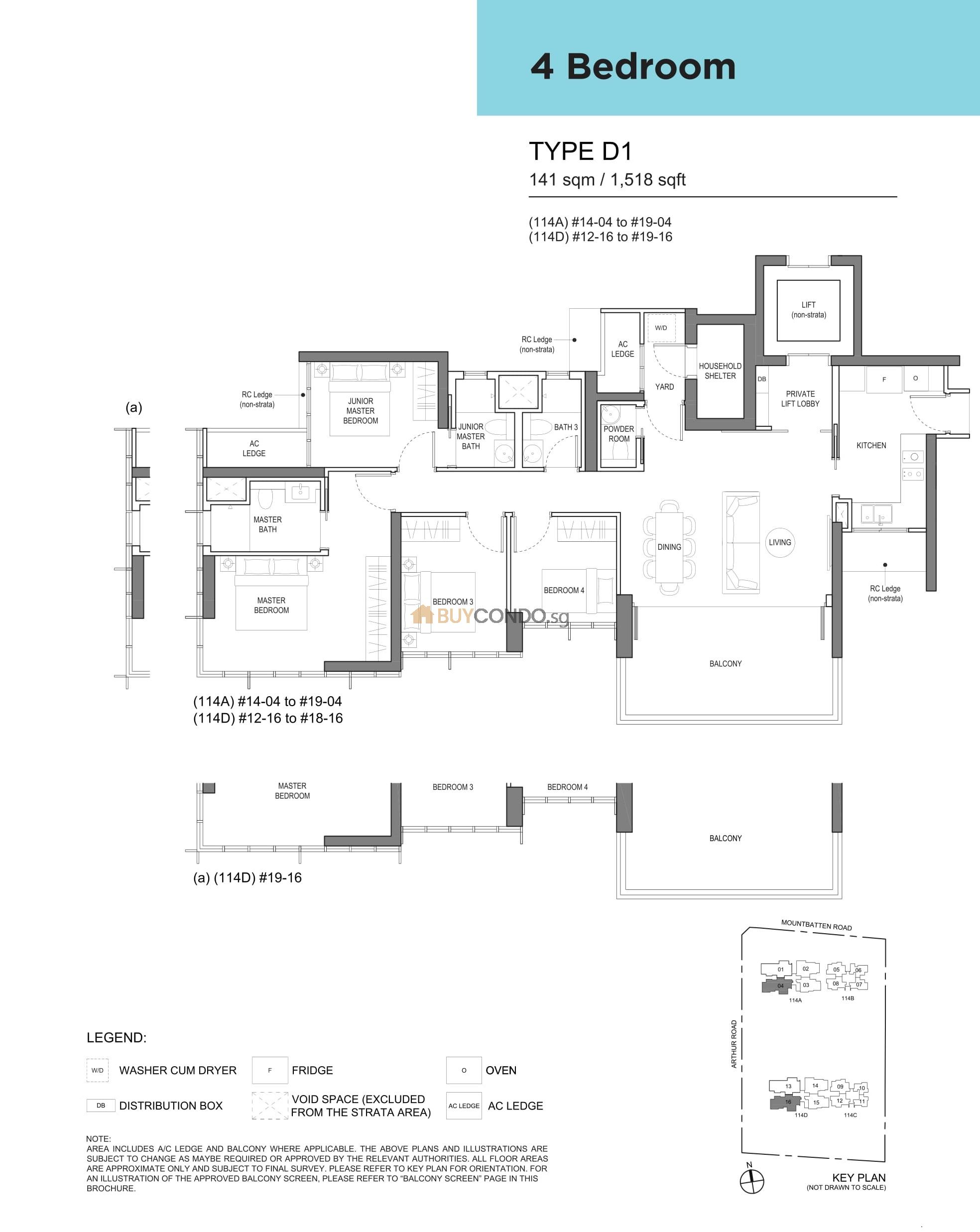 Liv @ MB Condominium Floor Plan