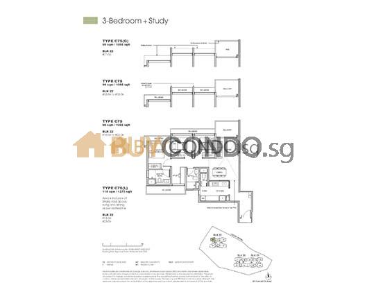 Hillock Green Condominium Floor Plan