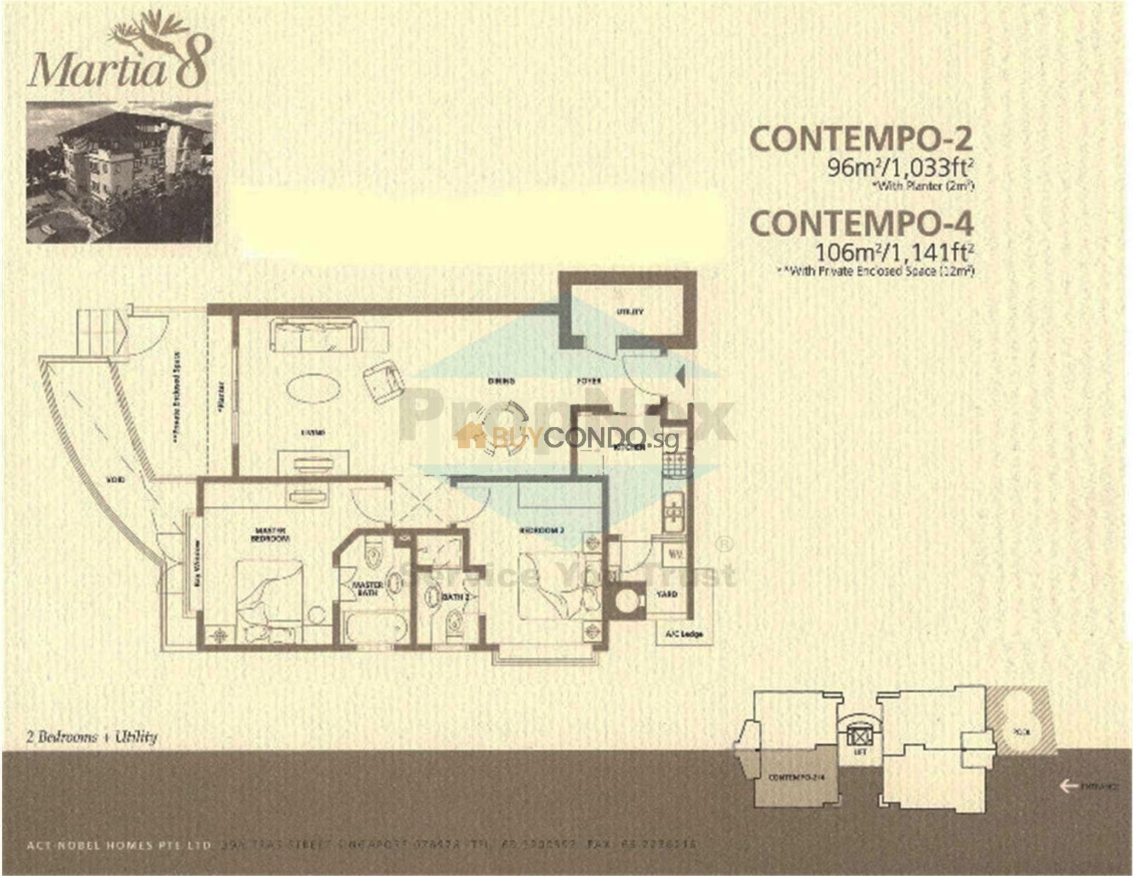 Martia 8 Condominium Floor Plan