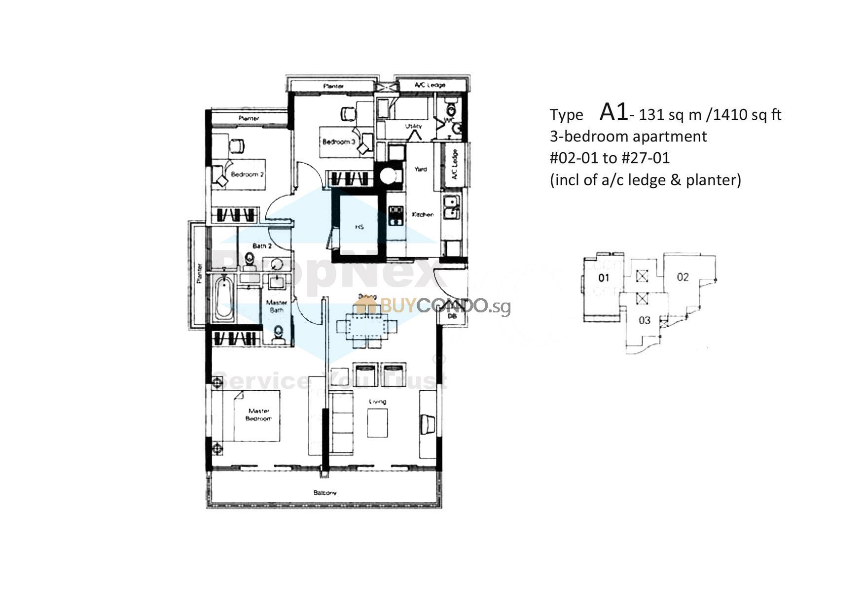 Leonie Hill Residences Condominium Floor Plan