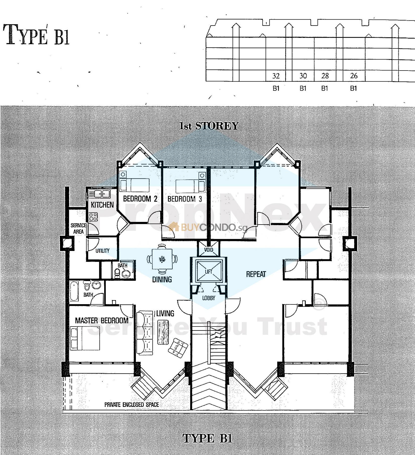 Limau Park Condominium Floor Plan