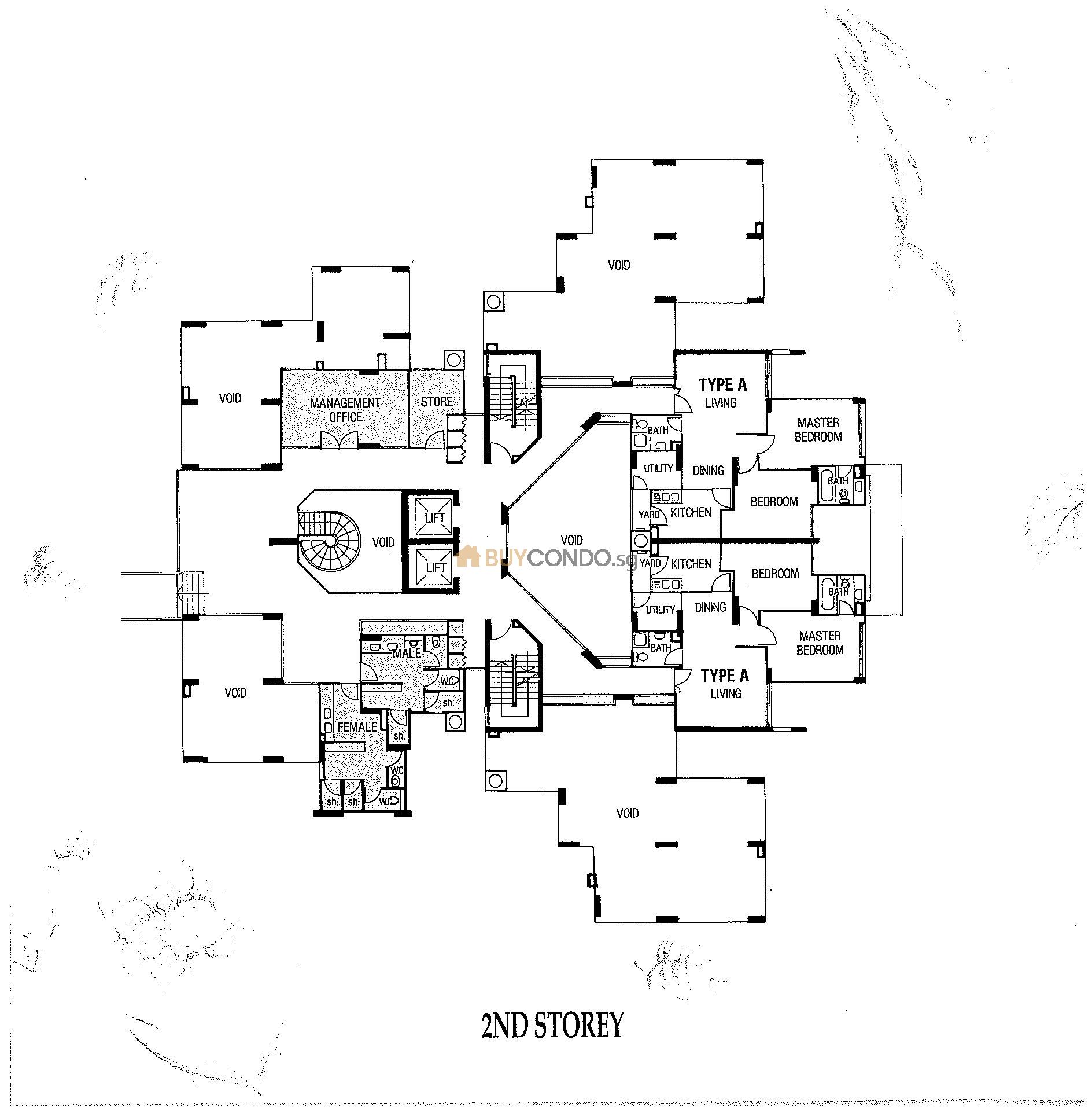Marymount View Condominium Floor Plan