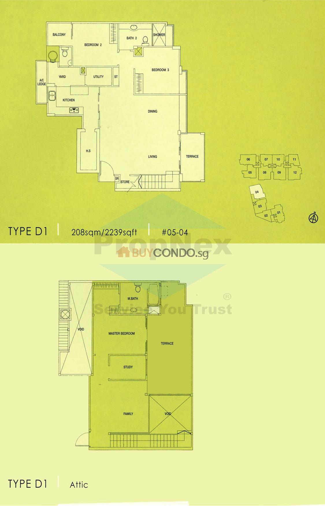 Mera East Condominium Floor Plan