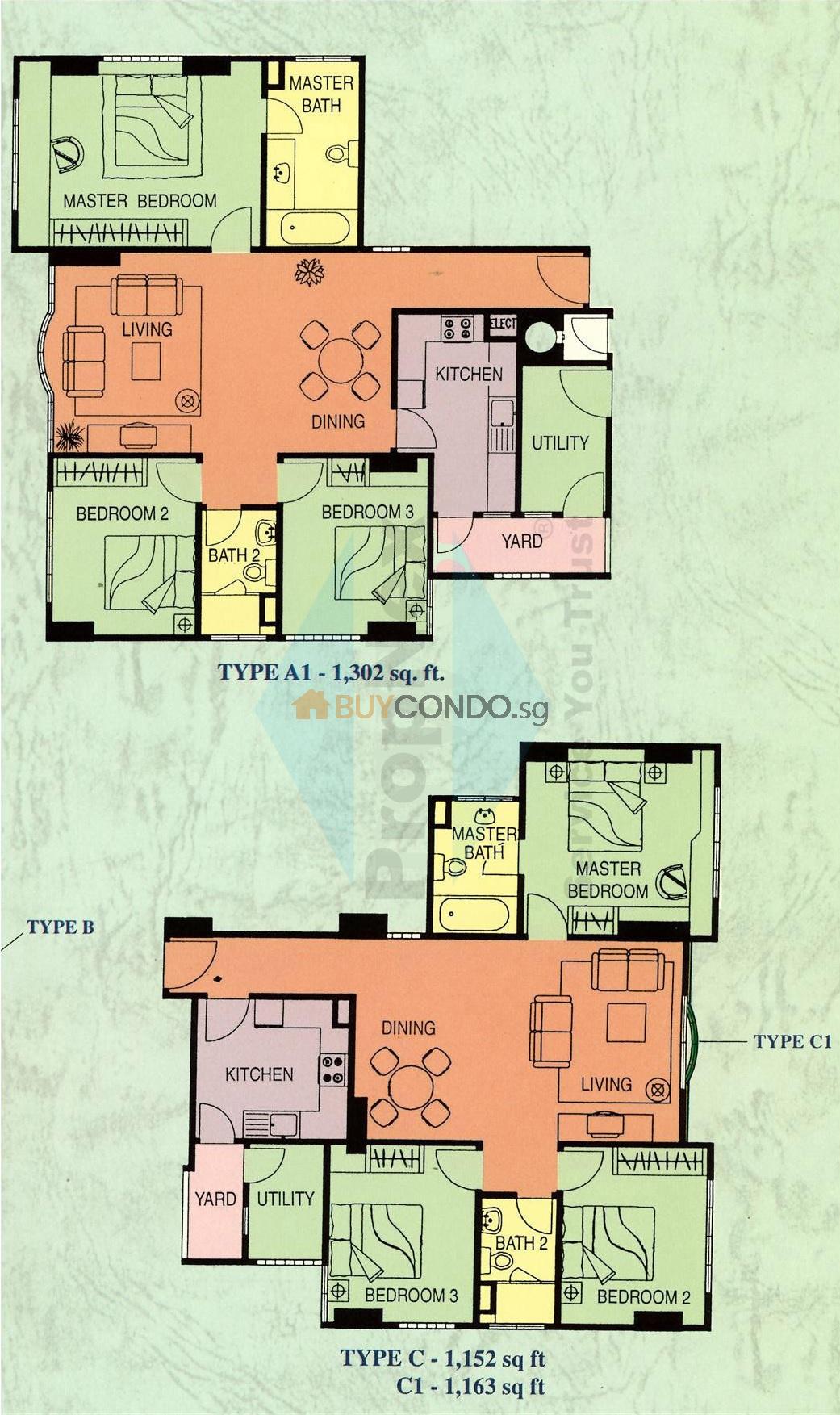Monarchy Apartments Condominium Floor Plan