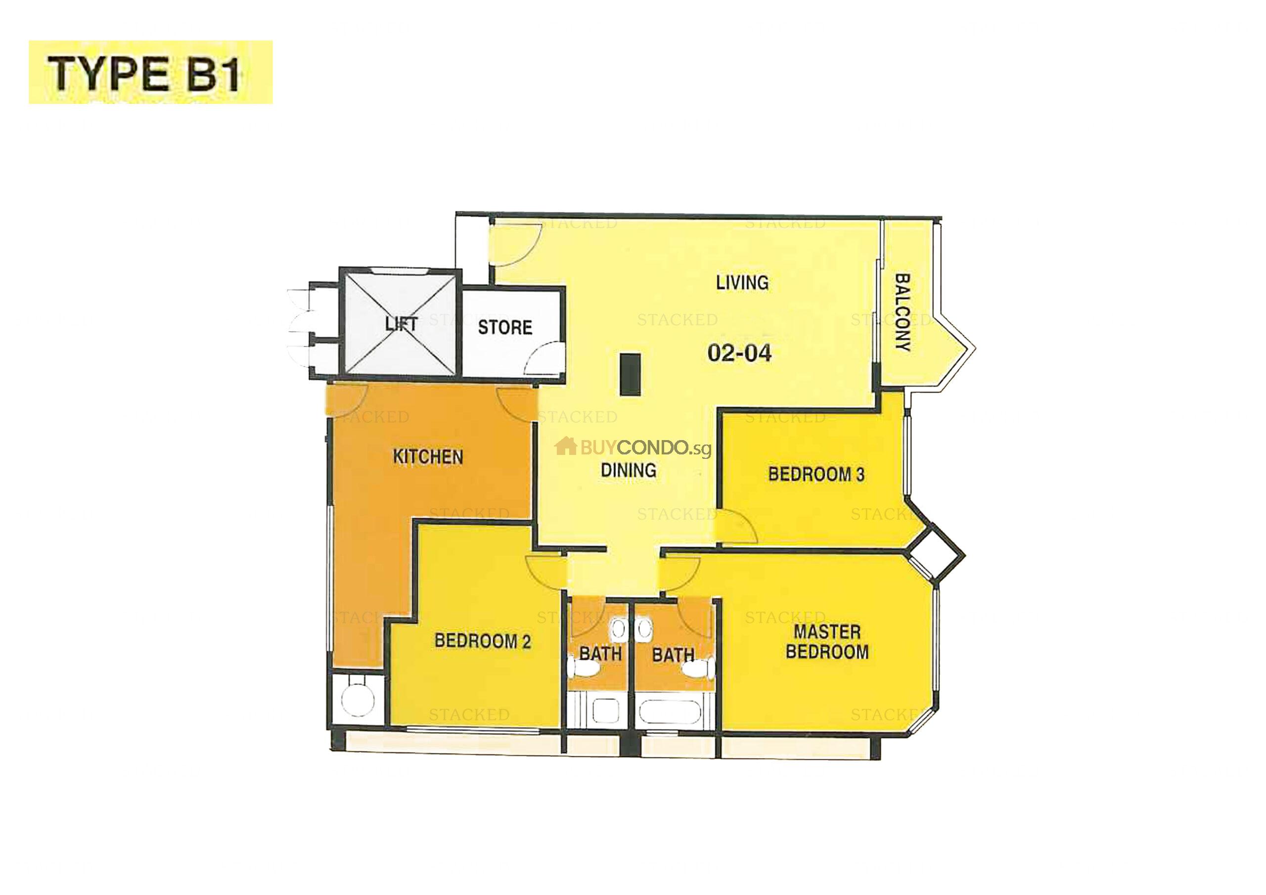 Mergui Mansions Condominium Floor Plan