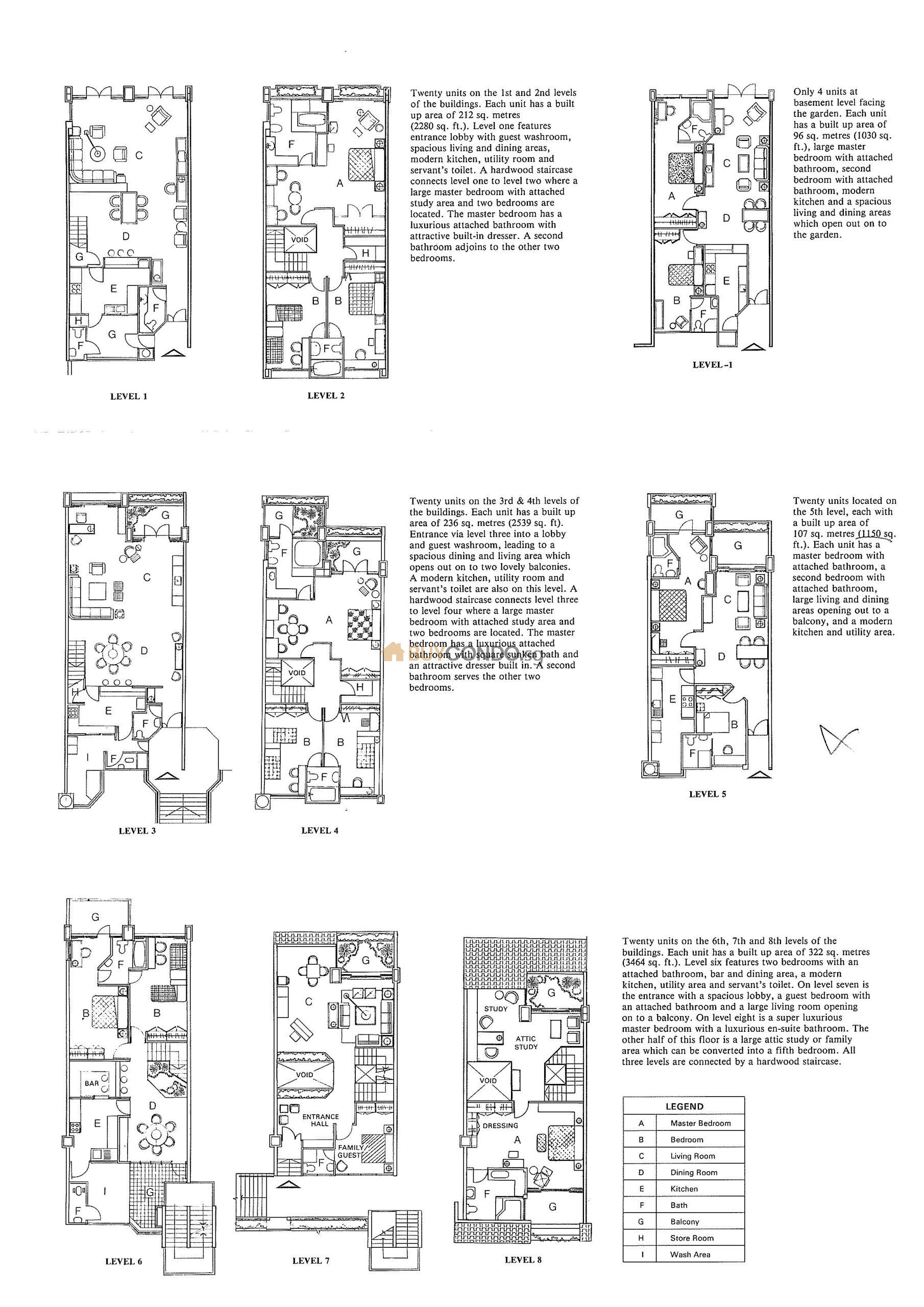Mount Faber Lodge Condominium Floor Plan