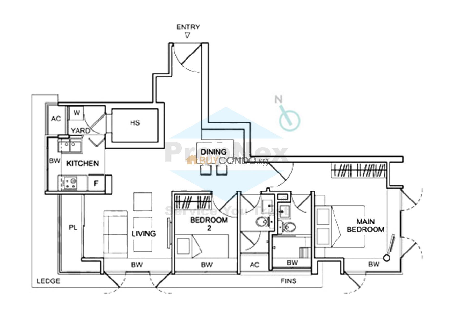 Medge Condominium Floor Plan