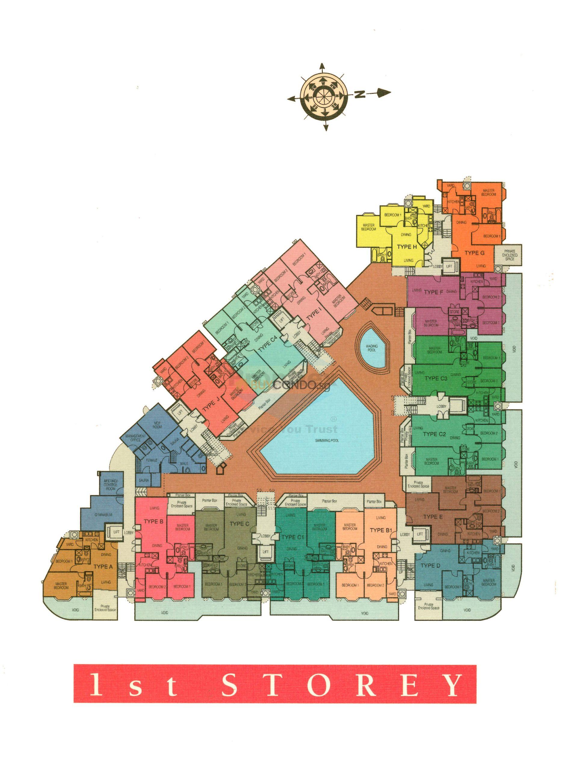 Novena Lodge Condominium Floor Plan