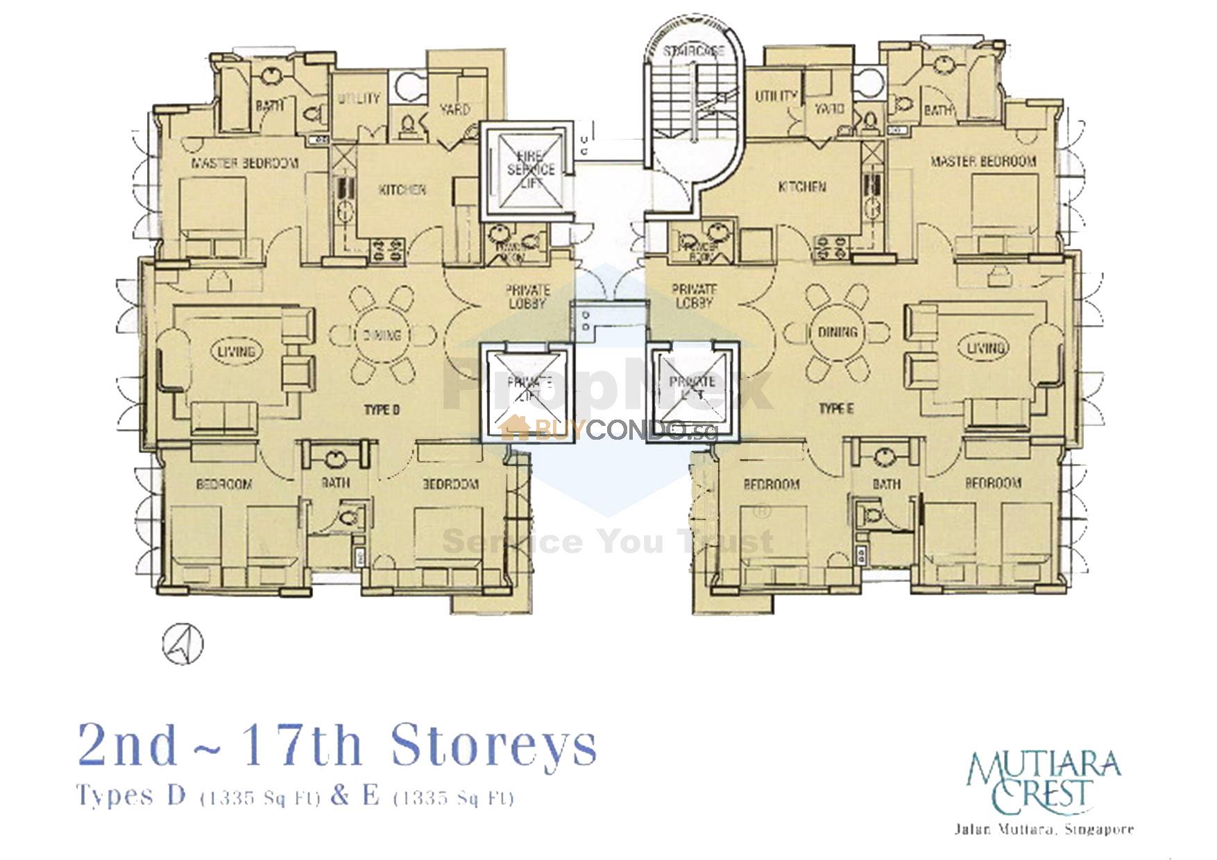 Mutiara Crest Condominium Floor Plan