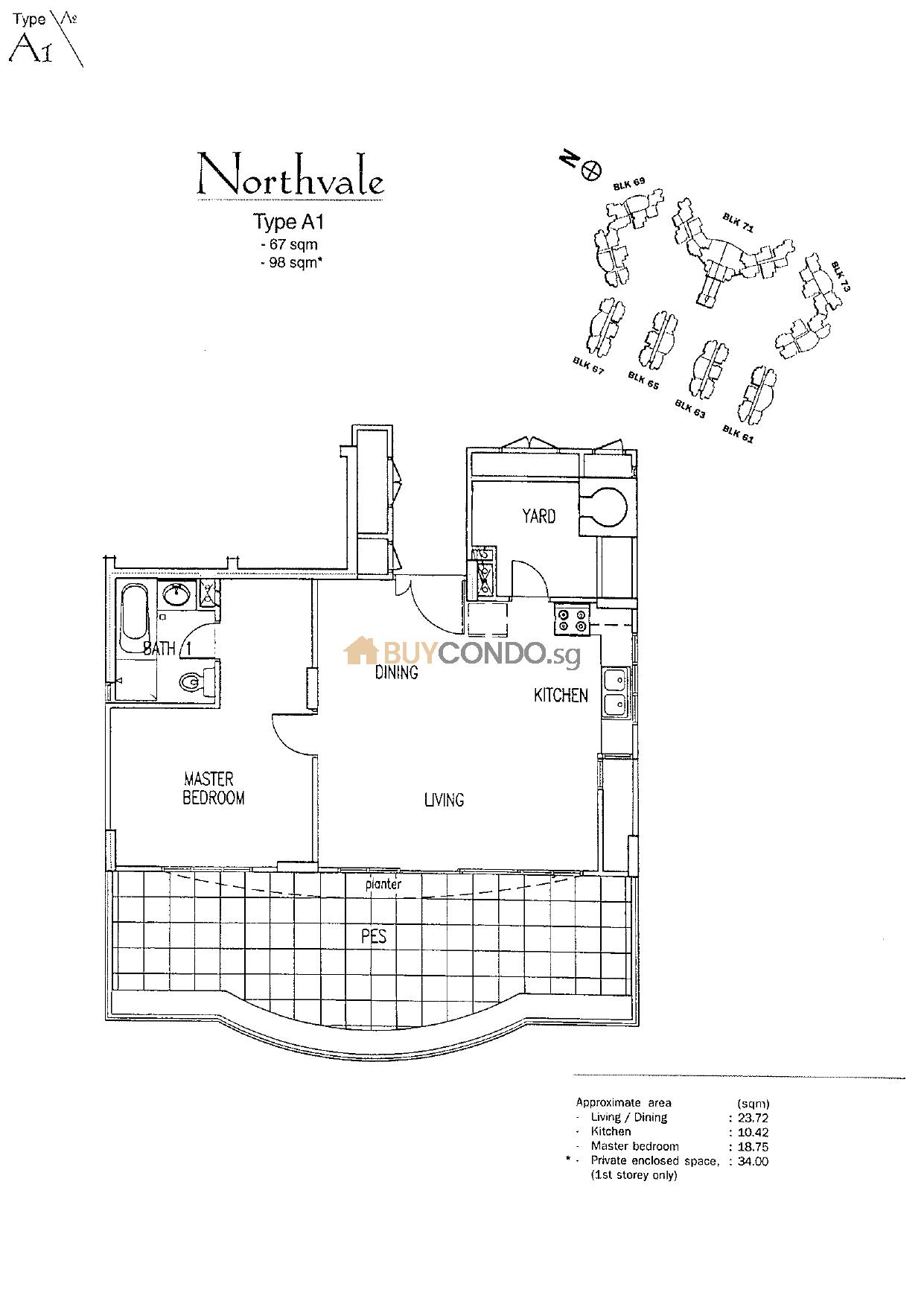 Northvale Condominium Floor Plan