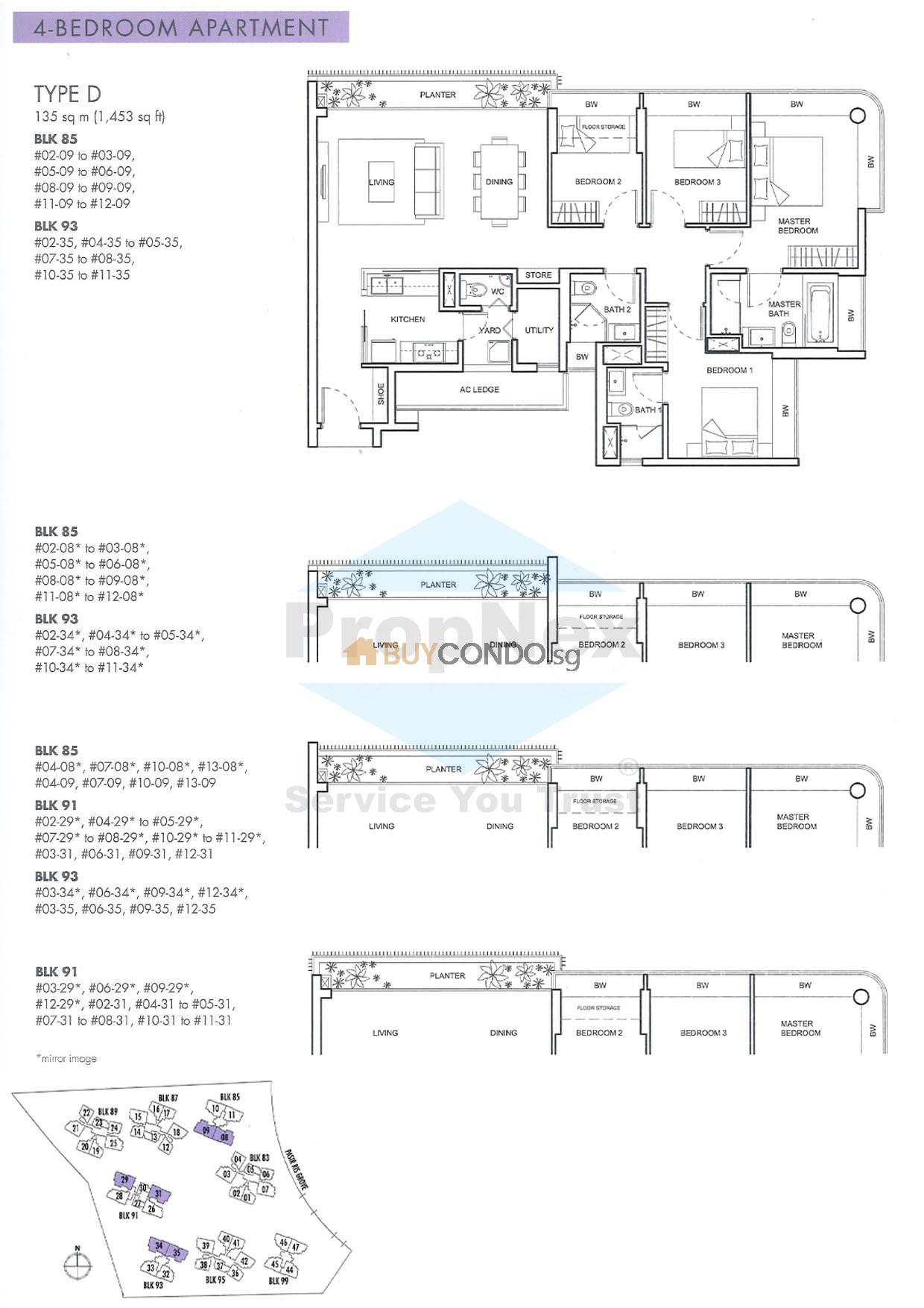 NV Residences Condominium Floor Plan