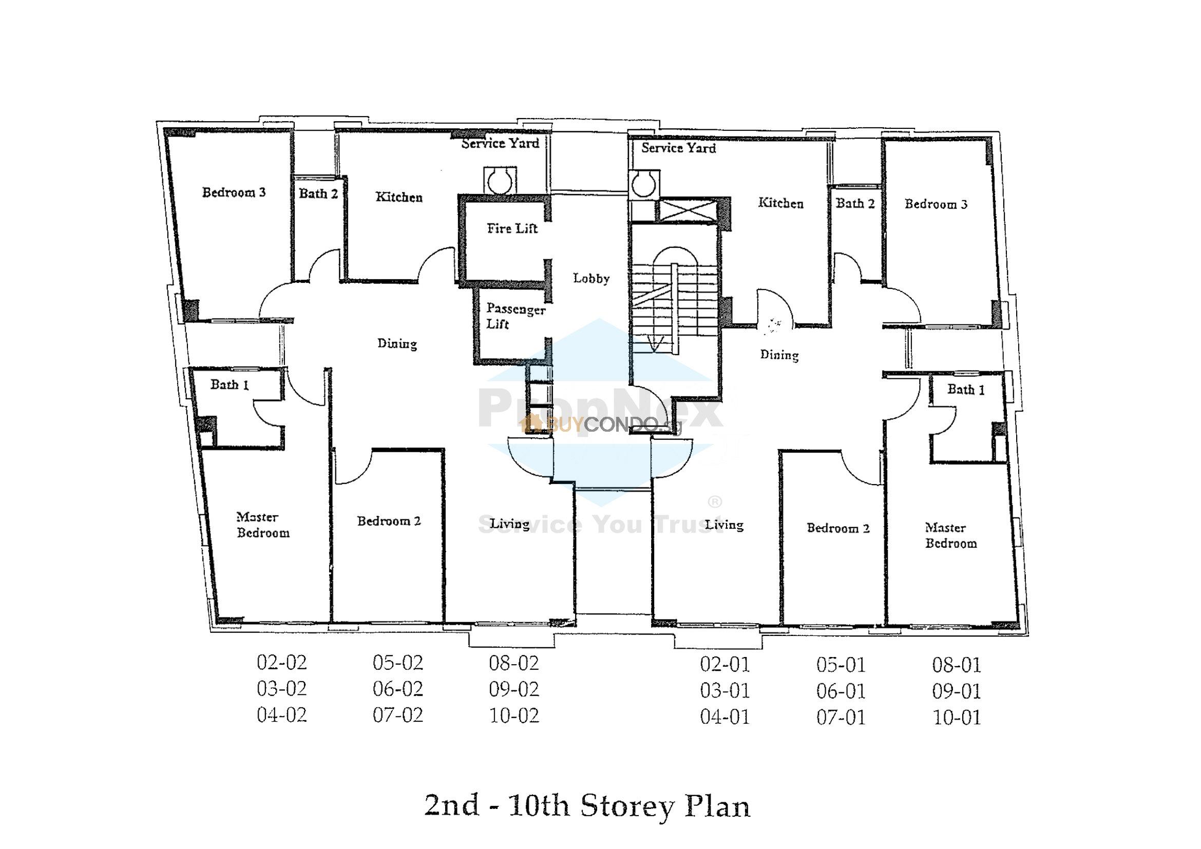 New Court Condominium Floor Plan