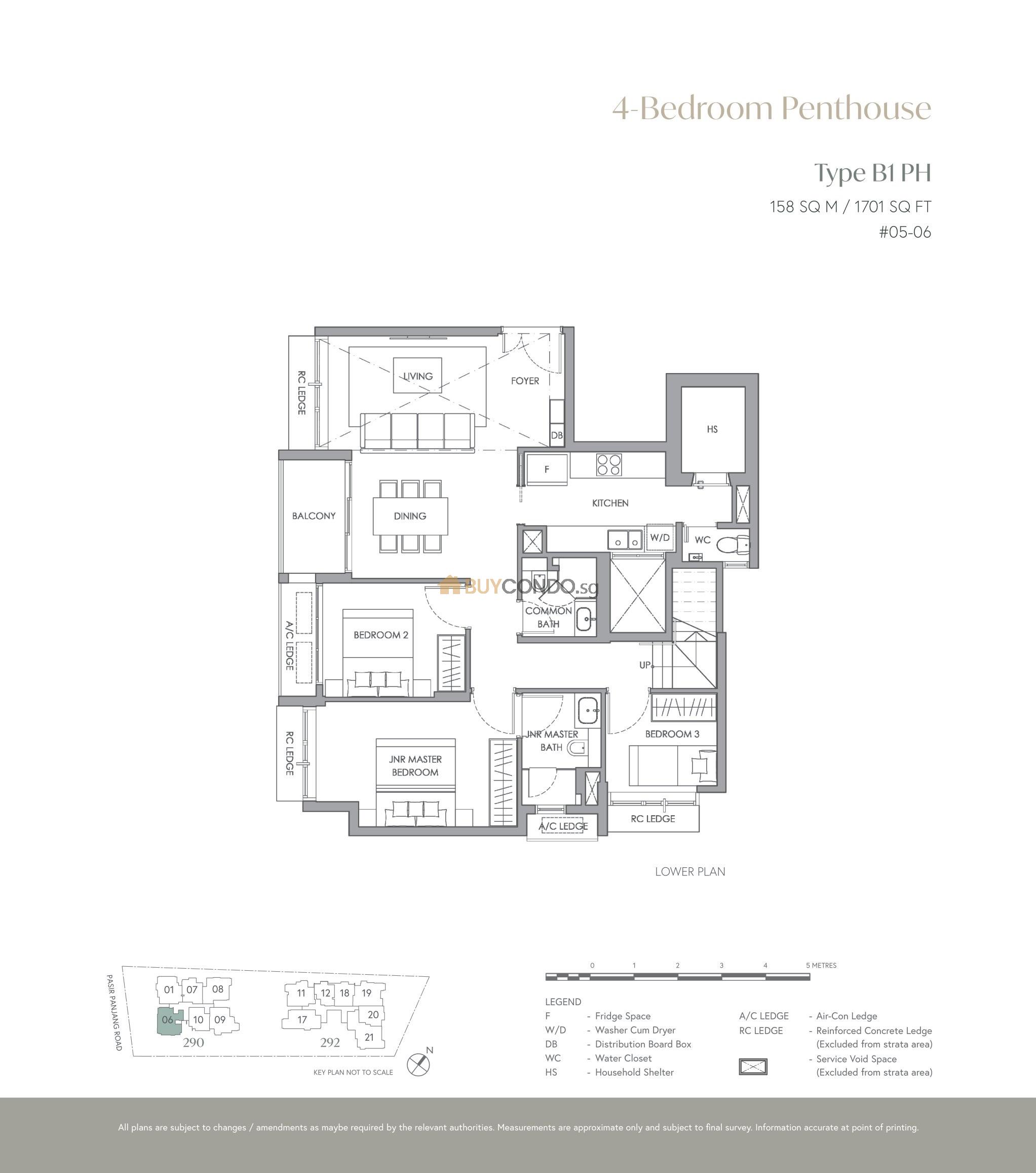 The Hillshore Condominium Floor Plan