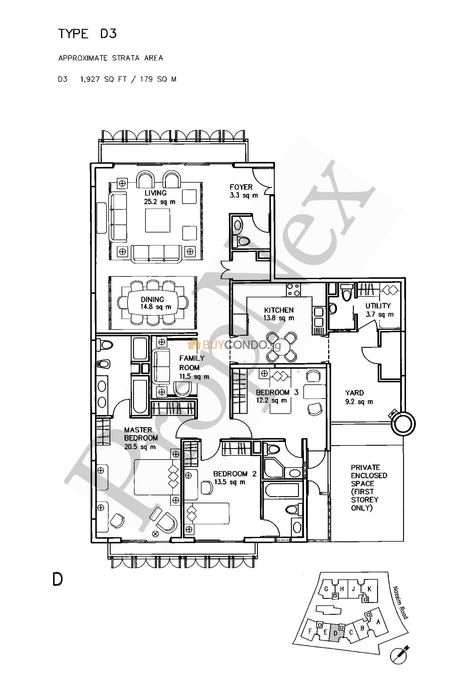 Nassim Jade Condominium Floor Plan