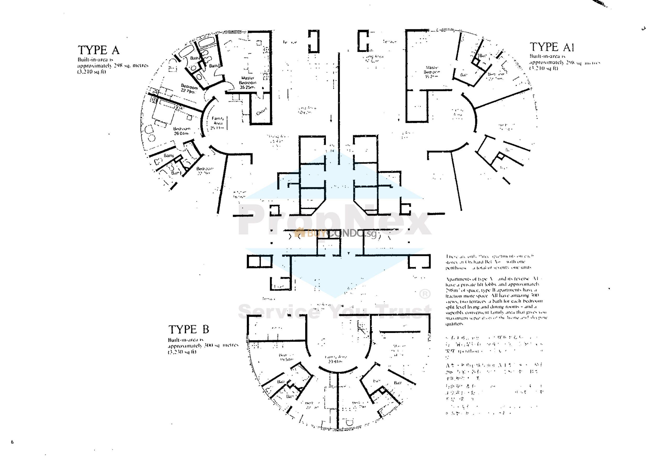 Orchard Bel Air Condominium Floor Plan
