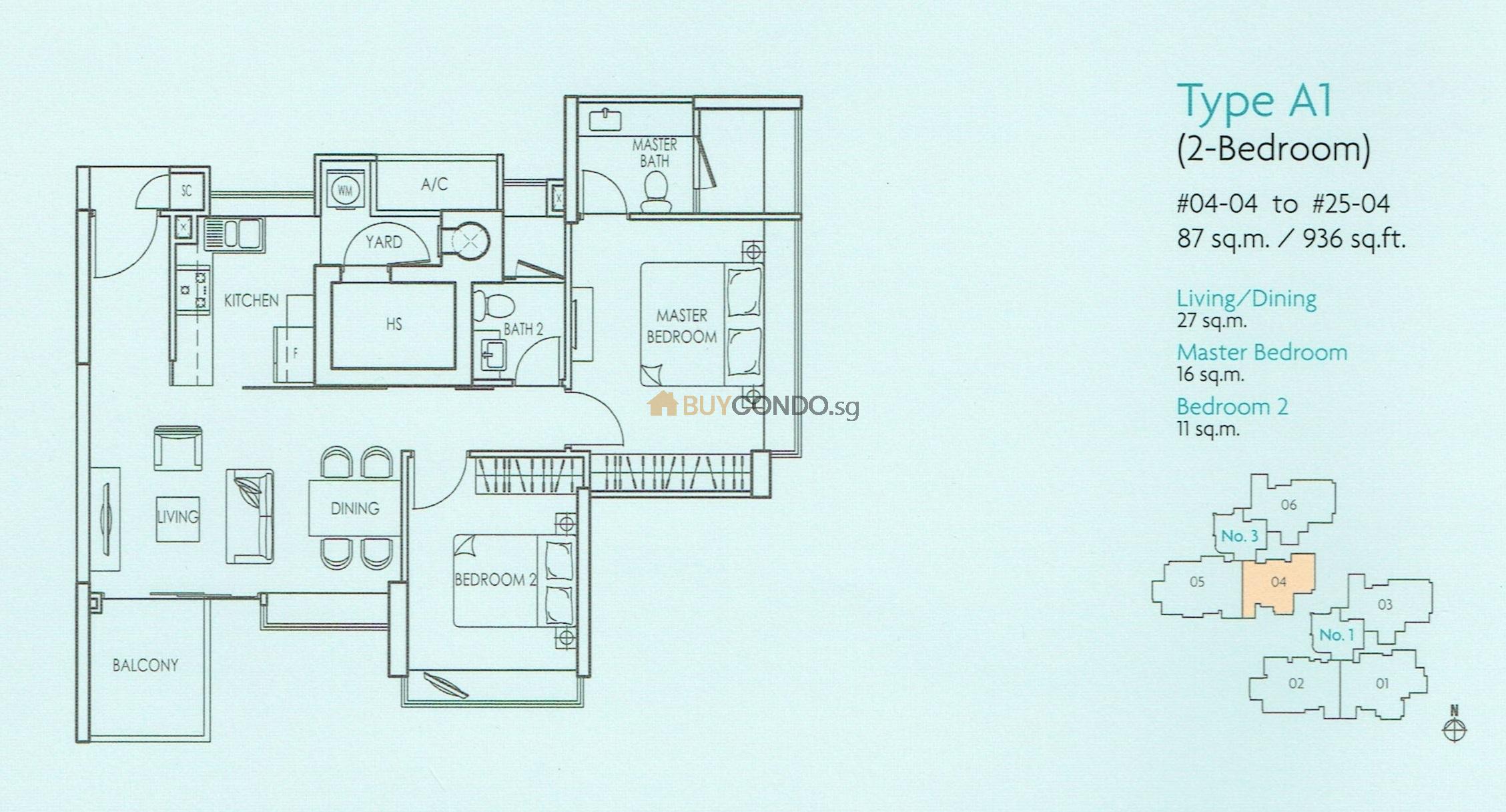 One St Michael’s Condominium Floor Plan