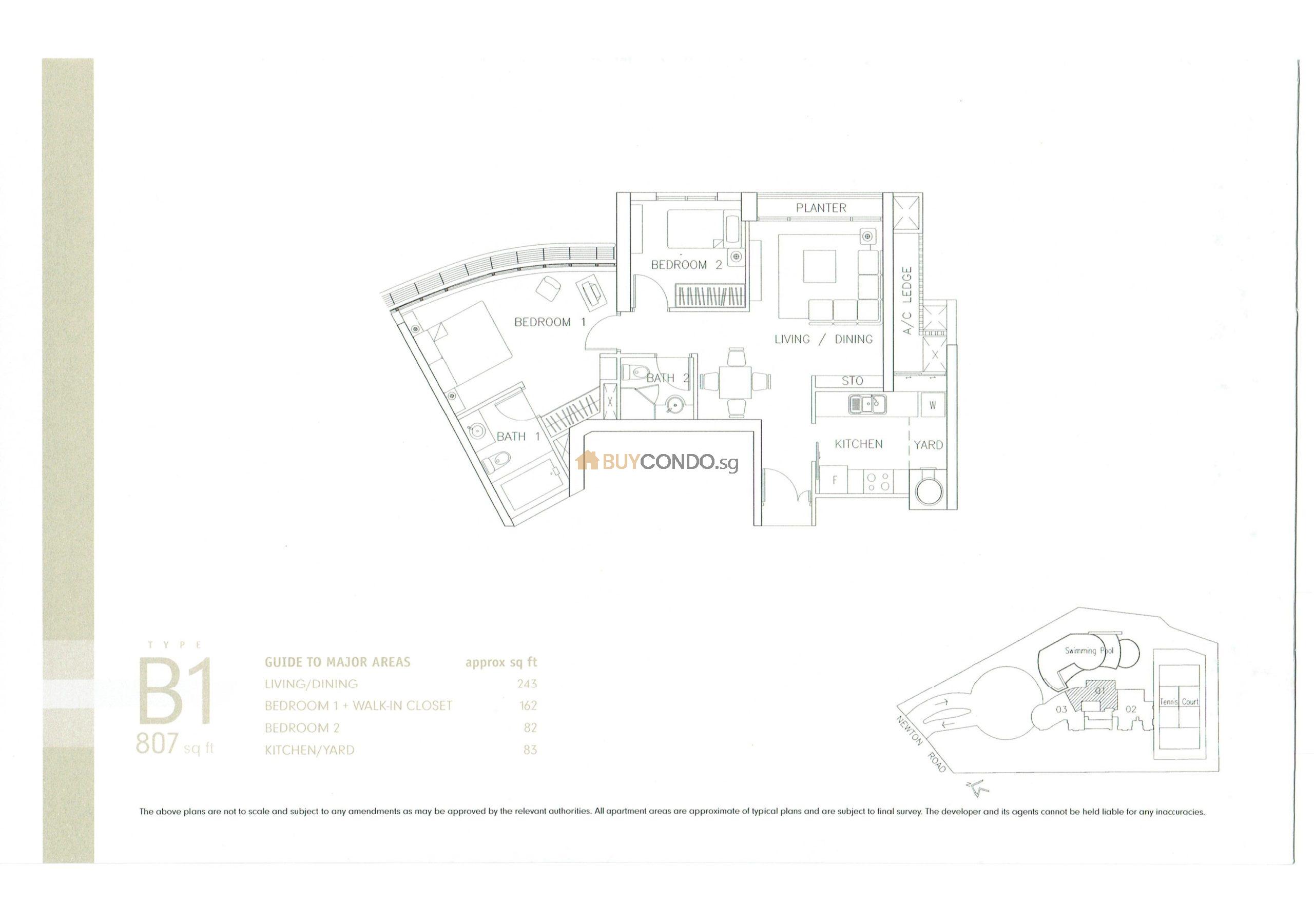 Newton 18 Condominium Floor Plan