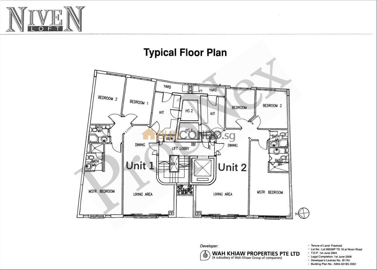 Niven Loft Condominium Floor Plan
