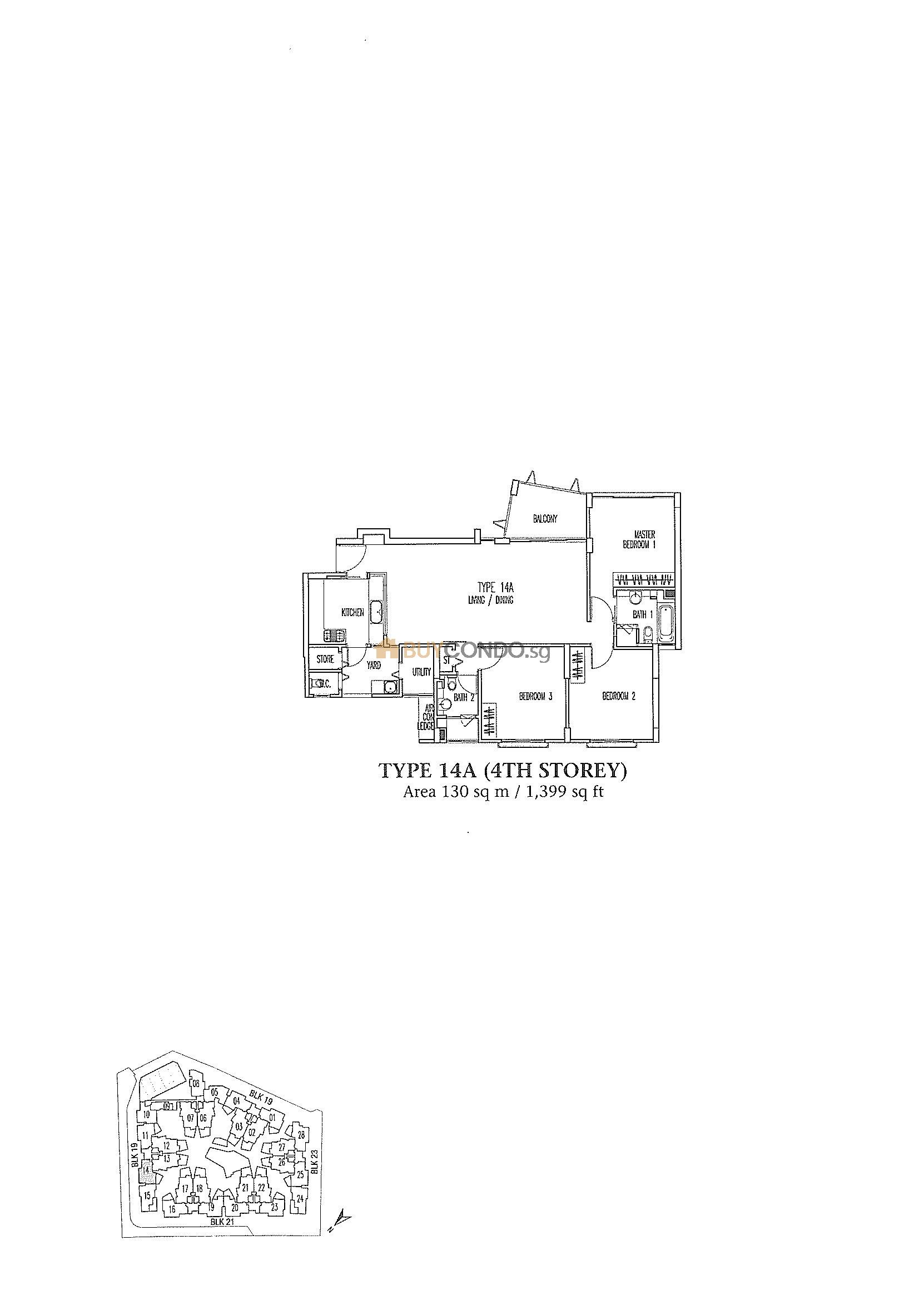Palm Grove Condominium Condominium Floor Plan