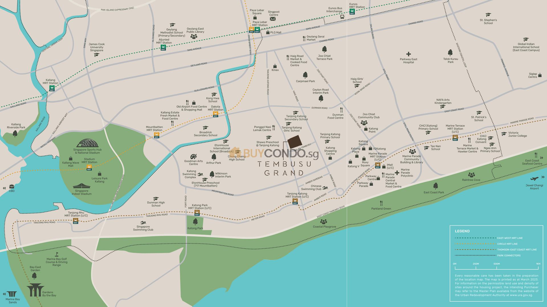 Tembusu Grand Condo map