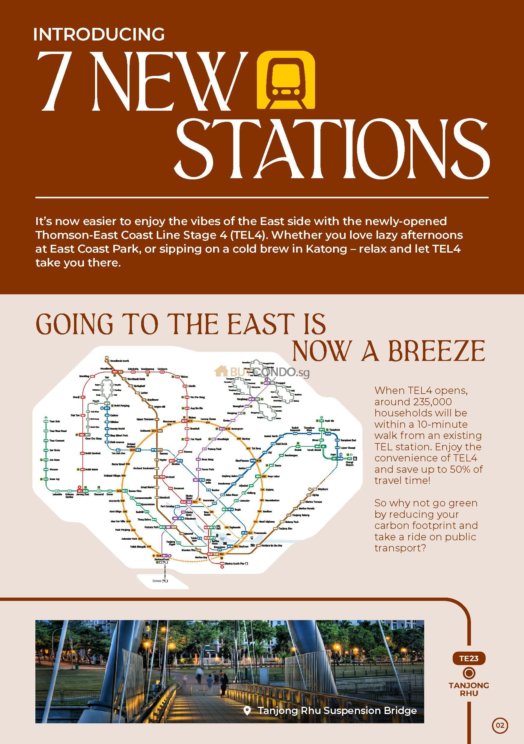 Thomson-East Coast Line Stage 4- Opens 23 June 2024