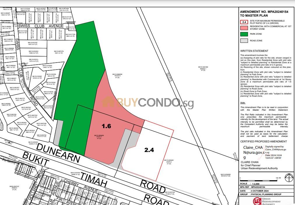 URA Proposed Amendments for Master Plan 2019: Updated October 2024